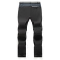 thumbnail image 3 of Ceisia Gift Men's Winter Casual Pants - Faddish Solid Patchwork Sports Zipper Pockets Trousers, 3 of 8