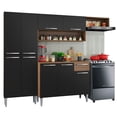 thumbnail image 1 of Cocina Integral Completa Madesa Emilly Top Marrón/Negro G20070, 1 of 15