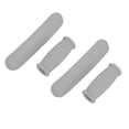 thumbnail image 2 of 4 almohadillas de repuesto para muletas de TPU antideslizantes, acolchadas, extragruesas, para axilas, empuñaduras para muletas de aluminio estándar, color gris, 2 of 12