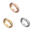 thumbnail image 2 of Sonducket Boda Banquete Ceremonia Anillo Parejas Amantes Aleación Anillos modernos Diseño simple Decoración Joyería Oro Tamaño 10 Type1 NO1, 2 of 6