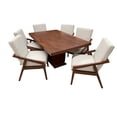 thumbnail image 4 of Set de Comedor SALVANTO Dallas 6 Sillas Chapa de Parota Color Tzalam 160x100 cm, 4 of 7