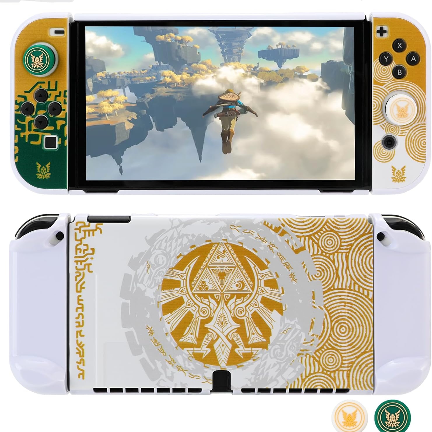 Funda protectora para Nintendo Switch OLED, compatible con Zelda Tears Of The Kingdom, funda rígida acoplable, resistente a los arañazos y a los golpes, delgada