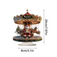 thumbnail image 3 of Christmas Carousel Flat Decoration Multi Functional Desktop Display Home Decoration, 3 of 9