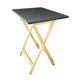 thumbnail image 1 of Mesa Plegable Rectangular Hogare Mesa Plegable Rectangular Negro/Aile, 1 of 4