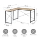 thumbnail image 2 of Escritorio Relan Top Living Desk-11, estilo esquinero en L, diseño industrial y moderno., 2 of 6