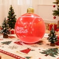 thumbnail image 4 of Bola inflable grande de Navidad | Adorno navideño de PVC de 66 cm para jardín y fiestas en interiores | Decoración festiva colgante con diseño impermeable, 4 of 5