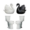 thumbnail image 1 of Cubiertas de Cerámica para Pernos de Inodoro Swan para Pernos de Piso de Baño, Paquete de 2 Tapas de Rosca Universales, 1 of 7