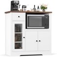 thumbnail image 4 of Kitchen Microwave Gabinete con Almacenamiento Buffet Sideboard para Kitchen cm de Profundidadining Living Sala cm de Alturaallway, 4 of 7