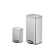 thumbnail image 1 of Set 2 Botes de basura para cocina baño oficina Acero Inoxidable 30L y 6L con tapa EKO Madison, 1 of 11