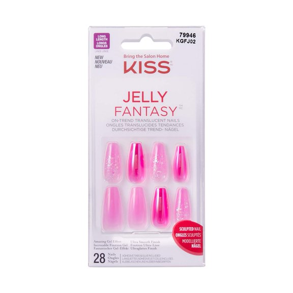 Uñas Postizas KISS Gel Fantasy Jelly Baby Gel Fantasy Jelly