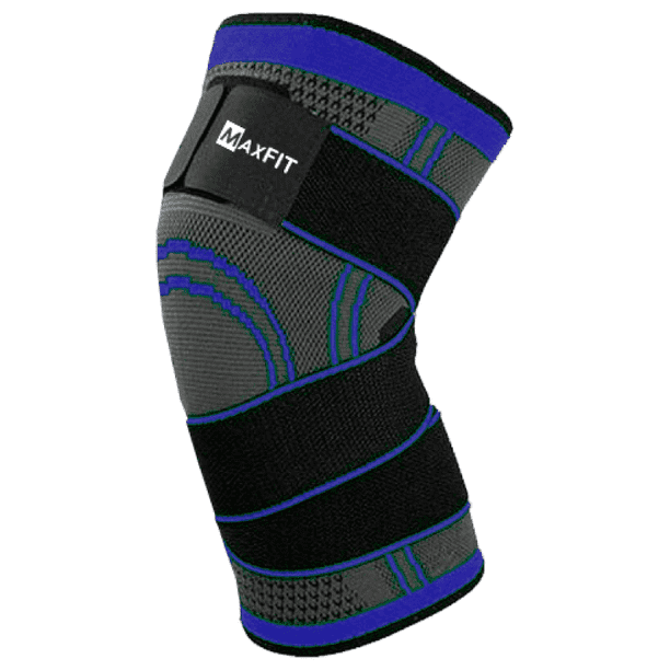 Rodillera MAXFIT de compresión con cinta ajustable/Modelo HX902 Maxfit sports Rodillera corta