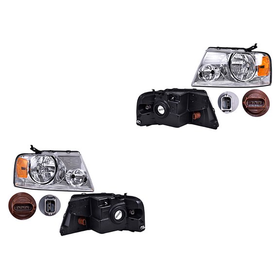 Par de Faros Lobo 2004 A 2008 Ford DEPO .