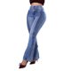 thumbnail image 1 of Pantalón Mezclilla Boot Cut Tiro Alto Push Up Mujer NYK, 1 of 5