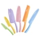 thumbnail image 2 of Juego de cuchillos de cocina Hecef de 6 piezas acero inoxidable con revestimiento colorido, 2 of 10
