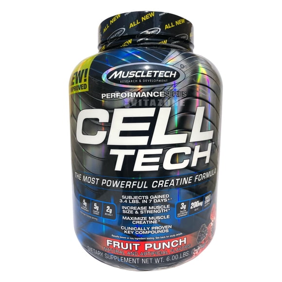 Cell Tech Muscletech Ponche de Frutas 6 lbs Muscletech MTCELLTECHPONCHE