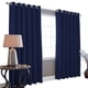 thumbnail image 1 of Cortinas Blackout MELOCOTTON HOGAR 275cm Ancho 215cm Largo 2 paneles 100% Microfibra Poliéster marino, 1 of 8