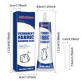 thumbnail image 3 of Clothing Transparent Adhesive Glue Resistance To Temperature And Water Washing Denim Clothing Fabric Bonding Glue 50ml, 3 of 9