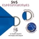 thumbnail image 5 of Lona Impermeable Para Exterior Reforzada Con Ojillos Azul 3x3 m, 5 of 5