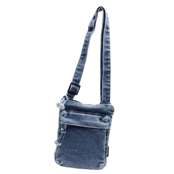 Monedero de mezclilla para teléfono, suave, tipo cartera, tipo , para camping, para mujer, hombre, fiesta, viajes