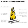 thumbnail image 2 of Hidrolavadora Kärcher, control de potencia K4, máx. 1900 PSI, manguera de 7,9 m (26 pies), 2 varillas de pulverización - 6,3 l/min, 2 of 5
