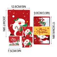 thumbnail image 4 of MTBLYS Caja sorpresa navideña para dinero | 1 caja plegable para dinero con bolsa de regalo | Soporte para billetes navideño DIY | Adorno navideño festivo de Papá Noel con diseño de escena nevada, 4 of 7