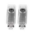 thumbnail image 3 of Proyector de luz para puerta, 2 piezas, 12 V, LED, luz de cortesía para puerta, luz de cortesía de proyección LED, elegante y moderna, 3 of 9