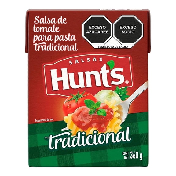 Salsa para pasta Hunts de tomate tradicional 360 g