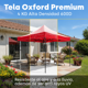 thumbnail image 5 of Toldo Plegable Reforzado 3x3m NINON LUNOR Lona Oxford 600D Impermeable y Protección UV, 5 of 9