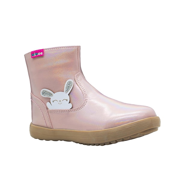 Botin Para Niña Conejito Calientita Color Dolly 12-17.5 coral 13