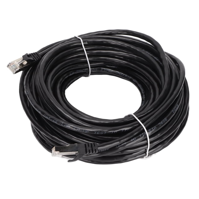Cable Ethernet Cat 6 con protección EMI, baja pérdida de retorno, conector RJ 45 de alta velocidad de 10 Gbps, cable de Internet para PC de 20 metros