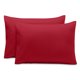thumbnail image 1 of Bare Home Juego de Fundas de Almohada Cierre Tipo sobre, colección prémium 1800, Doble Cepillado, Ultra Suave, Tamaño Estándar, Rojo, 2 Unidades, 1 of 6