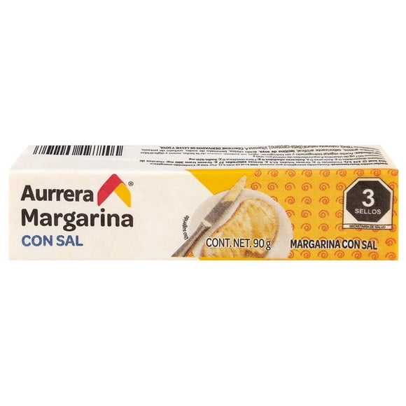 Margarina Aurrera con sal 90 g
