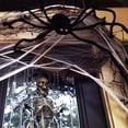 thumbnail image 3 of Accesorios de decoración de araña gigante de Halloween de 200cm, araña colgante de simulación ajustable para decoraciones interiores y exteriores de Halloween, 3 of 10