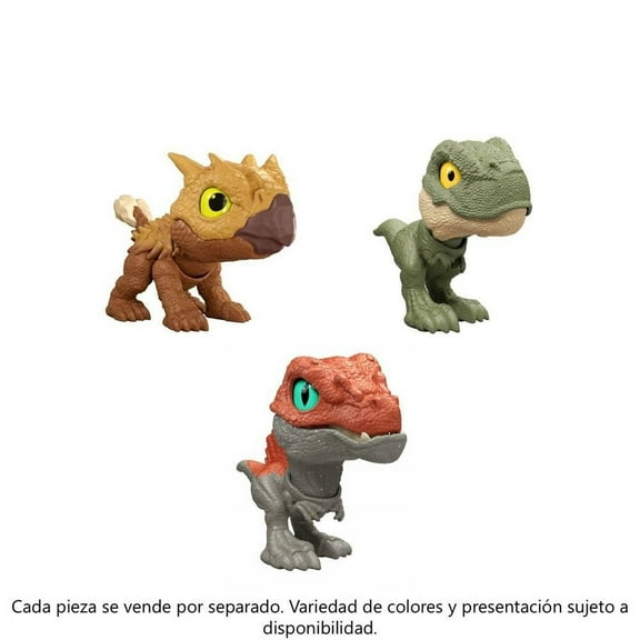 Figura de Acción Jurassic World Pequeños Mordedores Feroces Varios Modelos 1 pieza