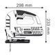 thumbnail image 2 of Sierra Caladora Orbital Bosch Gst 75e 710w 060158H0G0, 2 of 5