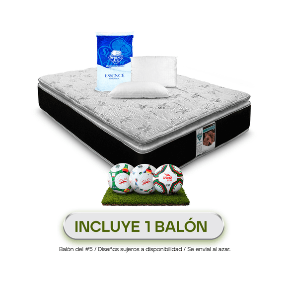 Colchón Matrimonial Spring Air Kunis más Almohadas