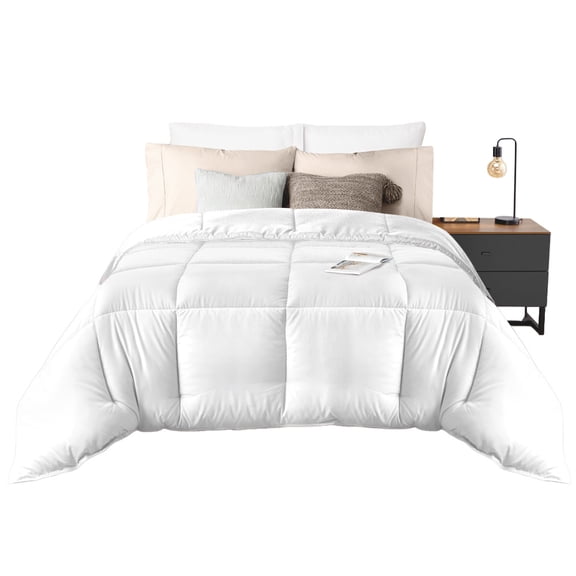 Edredón Relleno de Duvet Elefantito Matrimonial Blanco Hipohalergénico
