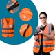 thumbnail image 5 of Chaleco de Seguridad Simonetta Vespetti con Tiras Reflectantes y Cierre Talla S 5 Piezas Naranja, 5 of 5