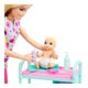 thumbnail image 4 of Set de Juego Mattel Barbie Doctora de Bebés Rubia, 4 of 8