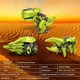 thumbnail image 3 of Dinosaurio Robot Solar Juguetes De Robot Solar Para Niños Verde, 3 of 5