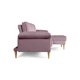 thumbnail image 5 of Sala Modular Reversible Makora Cavalli Con Memory Foam, Color Palo De Rosa, Lino Respaldo Reclinable De 3 posiciones., 5 of 10