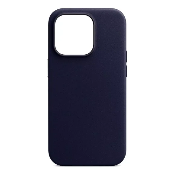 Funda Para iPhone 13 De Piel Premium Magnética Con Magsafe Azul Oscuro