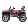 thumbnail image 4 of Carro Buggy Electrico Little monkey Rosa Con Luces y música, 4 of 5