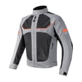 thumbnail image 4 of Chaqueta de moto Zulema Ropa de protección Resistente al agua Gris 3XL, 4 of 8