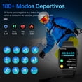 thumbnail image 4 of STA Relojes Inteligentes,180+ Modos de Ejercicio,2.01 In Fitness Tracker con Bluetooth Calling,Negro, 4 of 7