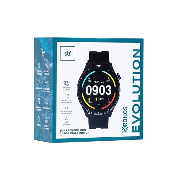 Smartwatch STF Kronos Evolution Negro