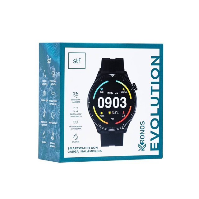 Smartwatch STF Kronos Evolution Negro