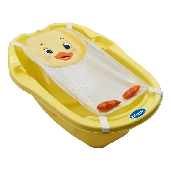 Bañera para Bebé Infanti con Hamaca Tina Pato Amarillo