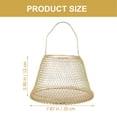thumbnail image 2 of HOOWIFFY Canasta Para Huevos De Color Dorado Con Estructura Plegable Y Resistente, 2 of 7