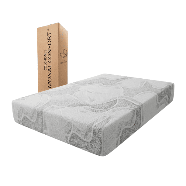 Colchón King en Caja de Memory Foam y Tecnología Adaptativa 25 cm de grueso Granito.